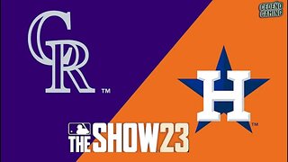 MLB The Show 23 Rockies vs Astros Gameplay PS5