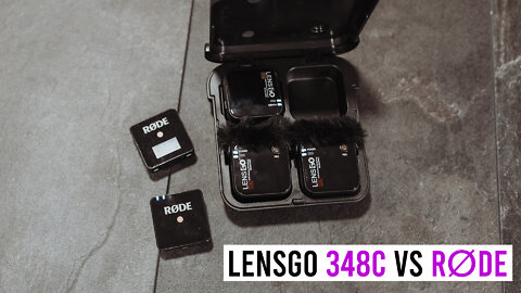 Kommt das LENSGO 348C an das RØDE wireless Go dran?