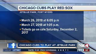 Cubs set to make historic trip to Fort Myers for spring training