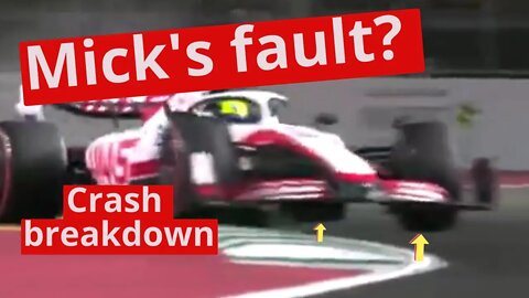 Mick's accident breakdown | #SaudiArabianGP