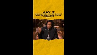 #jayz What is the point of owning 100% of something that is worthless? 🎥 @peacock