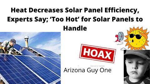 The Truth about Solar Panels