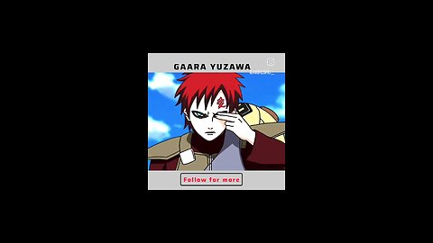 Gaara the Sand water fall || Naruto Gaara sad storytelling