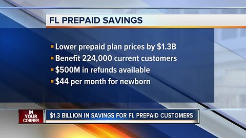 Governor DeSantis announces $1.3 billion in savings for Florida Prepaid customers