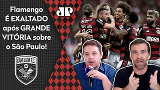 "ISSO TEM QUE SER DITO! O Flamengo contra o São Paulo foi..." Mengão é ELOGIADO após 3 a 1!