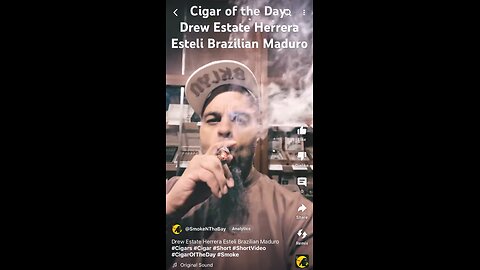 Drew Estate Herrera Esteli Brazilian Maduro #Cigars #Cigar #Short #ShortVideo #CigarOfTheDay #Smoke