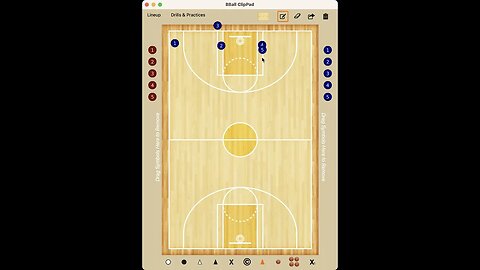 Simple BLOB Play for a lay-in or Hi/Lo v. Man-to-Man Defense