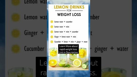 How to do lemon water for weight loss | Lemon juice and water for weight loss #shorts