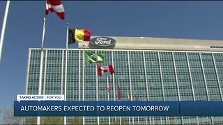 Automakers expected to reopen Monday
