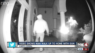 Armed suspect caught on Ring doorbell Cape Coral
