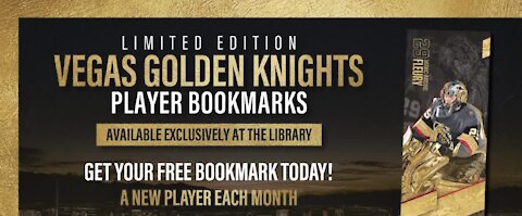 Library District announces 2021 VGK collectible bookmarks