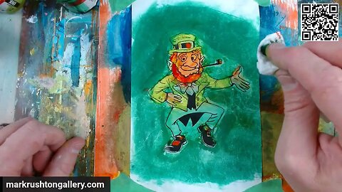 Yesterday's Book Painting and Working on Leprechauns