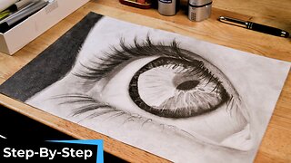 HOW TO DRAW A REALISTIC EYE | TUTORIAL |
