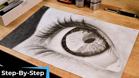 HOW TO DRAW A REALISTIC EYE | TUTORIAL |