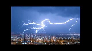 Super Lightning Storms in the Magnetic Pole Shift
