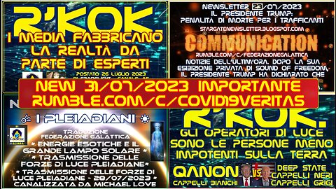 New 31/07/2023 NOTIZIE IMPORTANTI