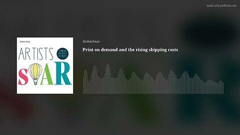 Print on demand and the rising shipping costs