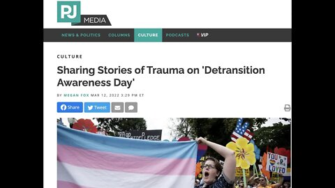 I Read To You: What is Detransition Awareness Day?