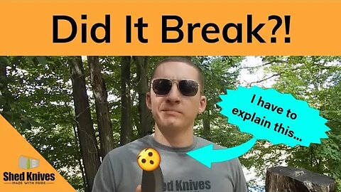 Someone Said I Broke My 2023 Sheepsfoot... | Shed Knives #shedknives