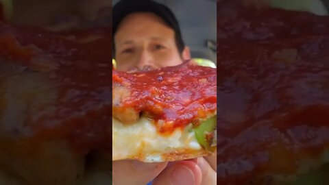 Detroit Style Pizza IS BACK! 🍕 Is it SUPREMO?! 🤔 Peep THIS Out! 🕵️ #shorts