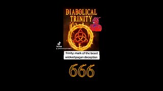 trinity is a pagan lie