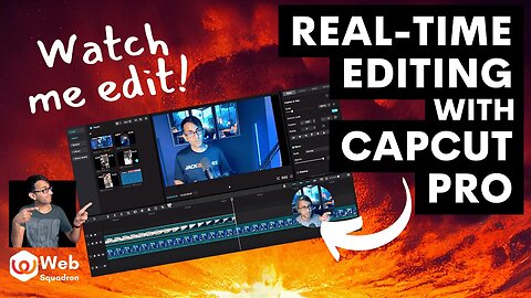 Editing in Real Time with CapCut Pro - Watch me Edit - Slow Burn!