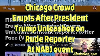 Chicago Crowd Erupts After President Trump Unleashes on Rude Reporter At NABJ event-609