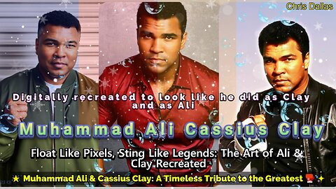 🌟 Muhammad Ali & Cassius Clay: A Timeless Tribute to the Greatest 🥊✨