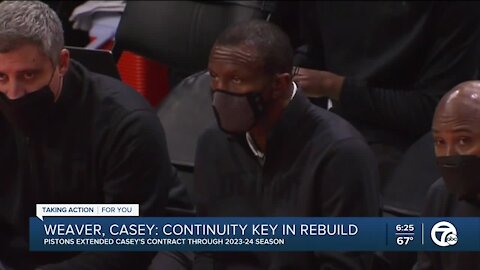 Weaver, Casey emphasize continuity in Pistons rebuild