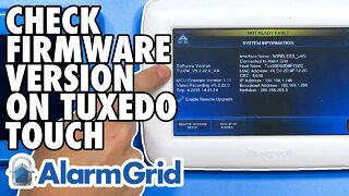 Checking the Firmware Version on a Tuxedo Touch