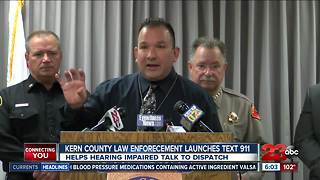 Kern County law enforcement launches 'Text 911' program