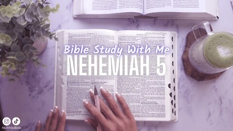 Bible Study Lessons | Bible Study Nehemiah Chapter 5 | Study the Bible With Me