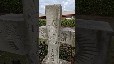 The Ornate German Cross Headstone of George Birkenhagen