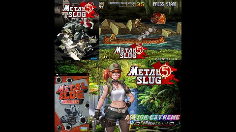 Testing out the Metal Slug Anthology Collection on my PSP Emulator [Fio's Summer Vacation Jungle Cruz Ride from Hell!]