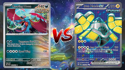 Pokemon TCG Live Roaring Moon Turbo VS Iron Hands EX Sableye!!