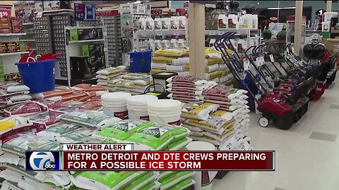 Metro Detroit and DTE crews preparing for possible ice storm