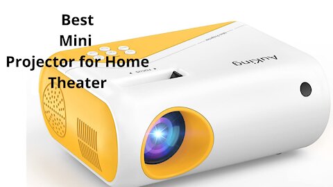 Mini Projector, AuKing 2021 Upgraded 1080P Supported