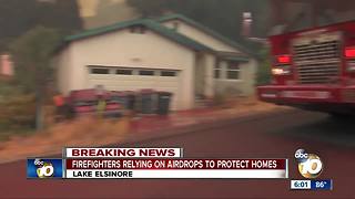 Homeowner in path of Holy Fire hoping firefighters can protect her home up for sale