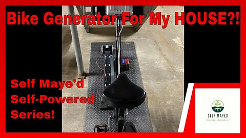 Mike Maye'd It: Bike Generator For My House- Part 2! The Power Of YOU!