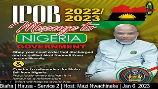 Welcome To The University Of Radio Biafra | Hausa - Service 2 | Host: Mazi Nwachineke | Jan 6, 2023