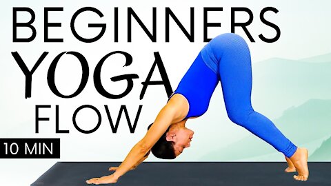 Yoga for Vinyasa (Mountain & Warrior Pose) 10 Minute Beginners Flow with Eliz