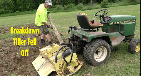 Break down John Deere 316 Hydraulic Tiller #johndeere #tractor #ridingmower