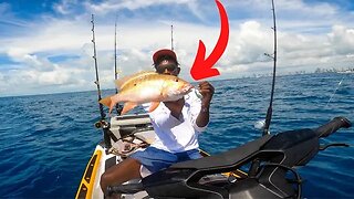 *JET SKI * Jigging | Sea-Doo Fishing (Catch and Cook)