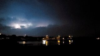 Constant lightning storm in Austin on June 21th 2021