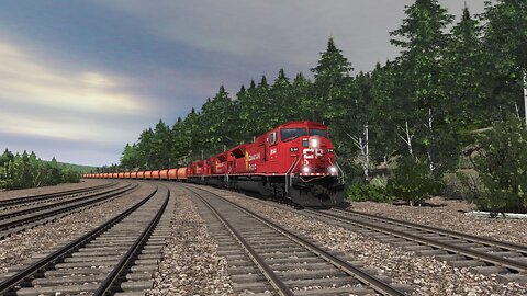 Trainz 2019: Canadian Pacific Freight rolling by the Colombia River