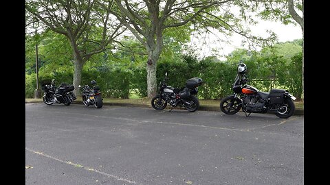 Sunday morning ride in July