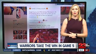 Warriors force Game 6 with a 106-105 in Game 5 NBA Finals