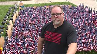 Local patriots commemorate 9/11 with thousands of flags representing attack victims