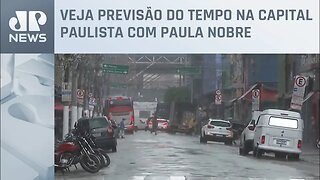 Chuva isolada retorna ao estado de São Paulo