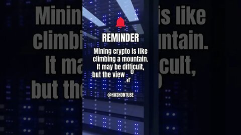 Mining Crypto: The Climb to the Top #crypto #shorts